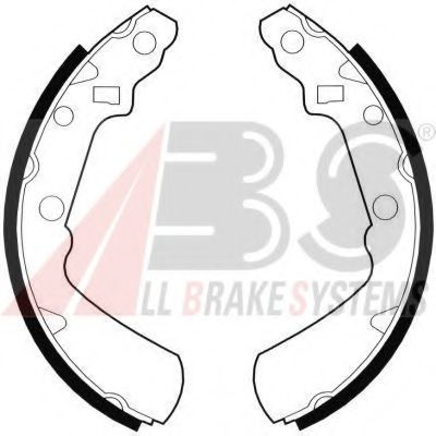 A.B.S. 8946 Тормозные колодоки 