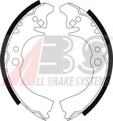 A.B.S. 8947 Тормозные колодоки 