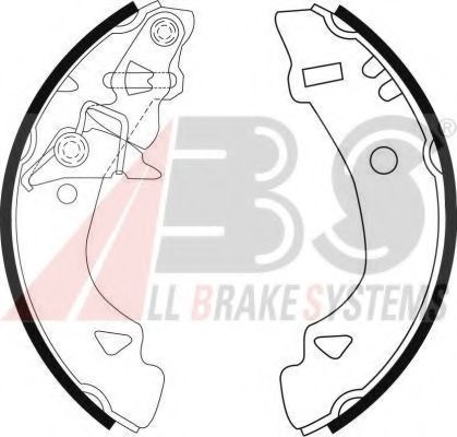 A.B.S. 8948 Тормозные колодоки 