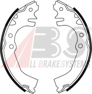 A.B.S. 8952 Тормозные колодоки 