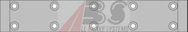 A.B.S. 8956 Тормозные колодоки 
