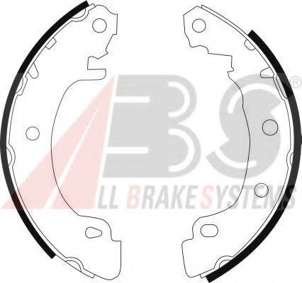 A.B.S. 8988 Тормозные колодоки 