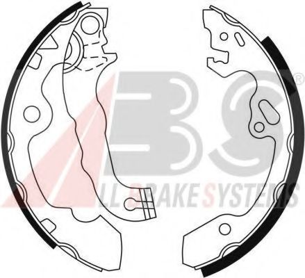 A.B.S. 9054 Тормозные колодоки 