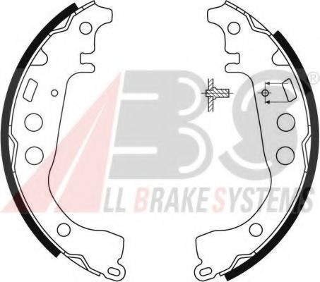 A.B.S. 9058 Тормозные колодоки для TOYOTA PRIUS (Тойота/тоета Приус) A.B.S. 9058 Тормозные колодоки для TOYOTA PRIUS (Тойота/тоета Приус)