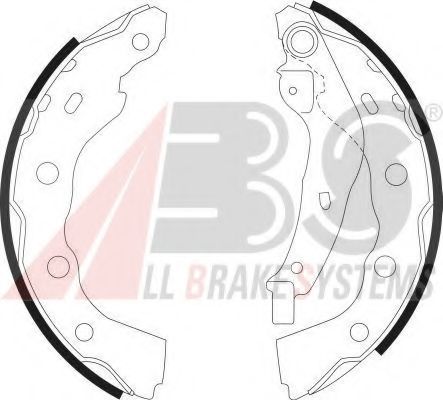 A.B.S. 9063 Тормозные колодоки 