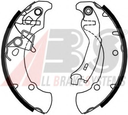 A.B.S. 9072 Тормозные колодоки 