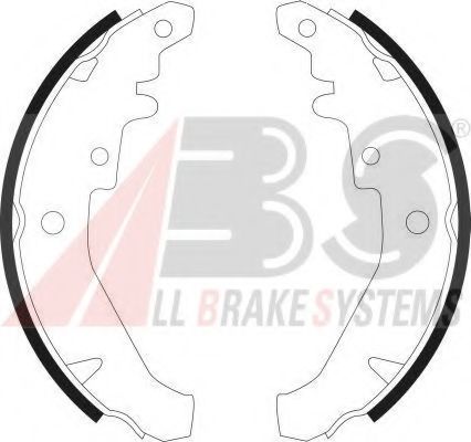 A.B.S. 9073 Тормозные колодоки 