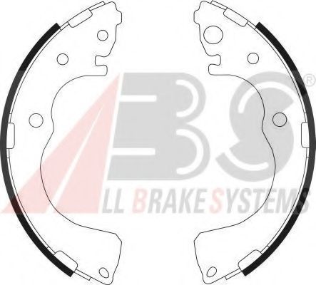 A.B.S. 9081 Тормозные колодоки 