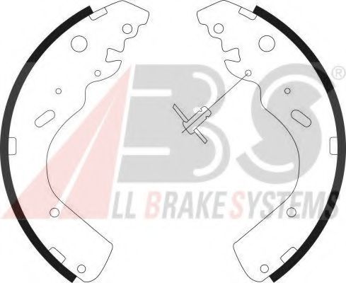 A.B.S. 9086 Тормозные колодоки 