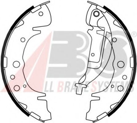 A.B.S. 9097 Тормозные колодоки 
