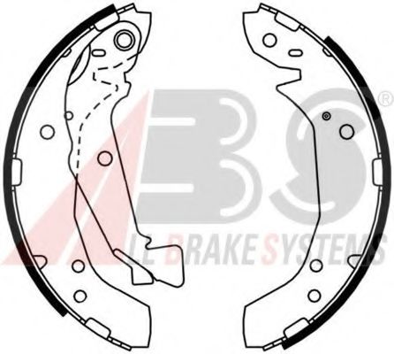 A.B.S. 9098 Тормозные колодоки 