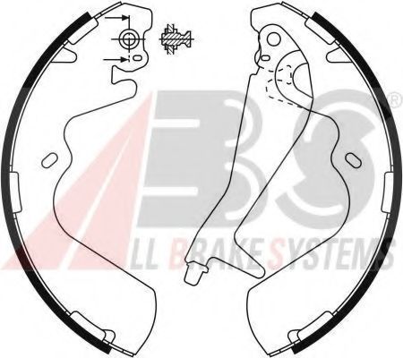 A.B.S. 9099 Тормозные колодоки 