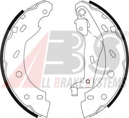 A.B.S. 9123 Тормозные колодоки 