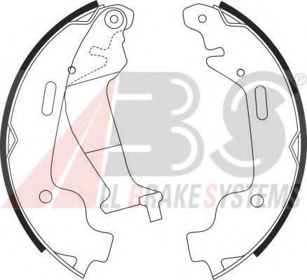 A.B.S. 9152 Тормозные колодоки 