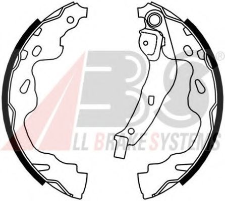 A.B.S. 9165 Тормозные колодоки 