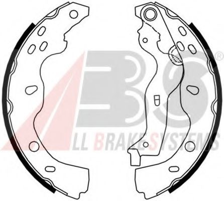 A.B.S. 9190 Тормозные колодоки 