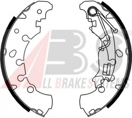 A.B.S. 9214 Тормозные колодоки 