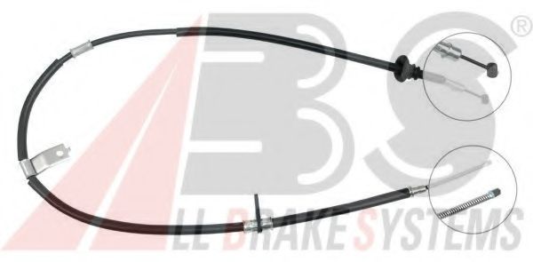 A.B.S. K10898 Трос, стояночная тормозная система для HYUNDAI EXCEL (Хендай Эxcэл) A.B.S. K10898 Трос, стояночная тормозная система для HYUNDAI EXCEL (Хендай Эxcэл)