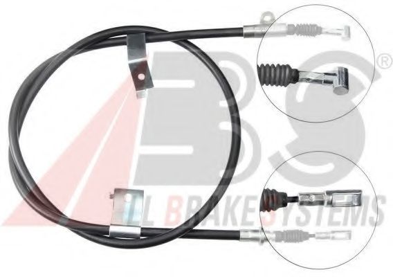 A.B.S. K11807 Трос, стояночная тормозная система для NISSAN PRIMERA (Ниссан Примера) A.B.S. K11807 Трос, стояночная тормозная система для NISSAN PRIMERA (Ниссан Примера)