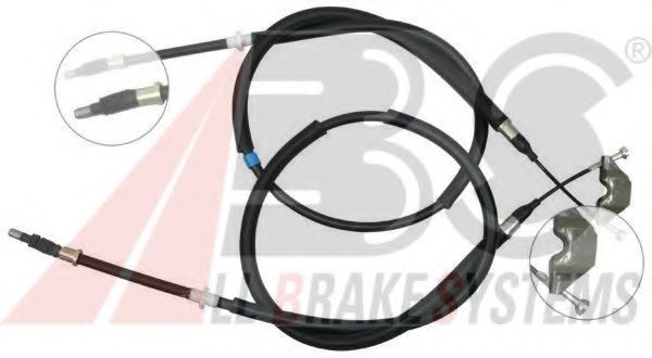 A.B.S. K12795 Трос, стояночная тормозная система для OPEL ASTRA A (Опель Астра а) A.B.S. K12795 Трос, стояночная тормозная система для OPEL ASTRA A (Опель Астра а)