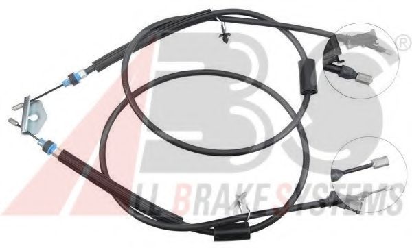 A.B.S. K13475 Трос, стояночная тормозная система для DODGE CARAVAN (Додж Караван) A.B.S. K13475 Трос, стояночная тормозная система для DODGE CARAVAN (Додж Караван)