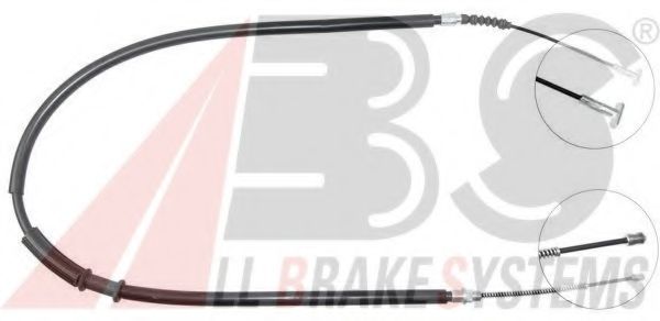 A.B.S. K13618 Трос, стояночная тормозная система для FIAT BRAVA (Фиат Брава) A.B.S. K13618 Трос, стояночная тормозная система для FIAT BRAVA (Фиат Брава)