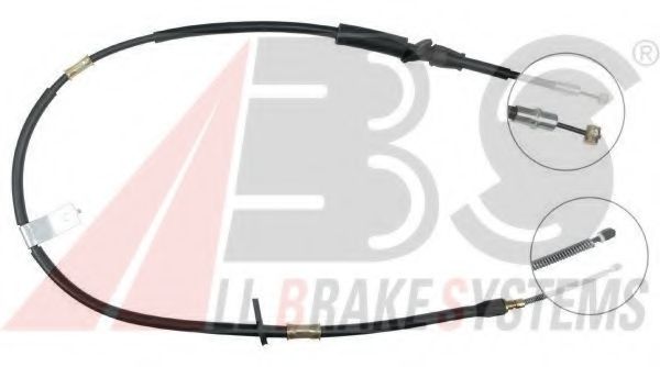 A.B.S. K14037 Трос, стояночная тормозная система для HYUNDAI EXCEL (Хендай Эxcэл) A.B.S. K14037 Трос, стояночная тормозная система для HYUNDAI EXCEL (Хендай Эxcэл)