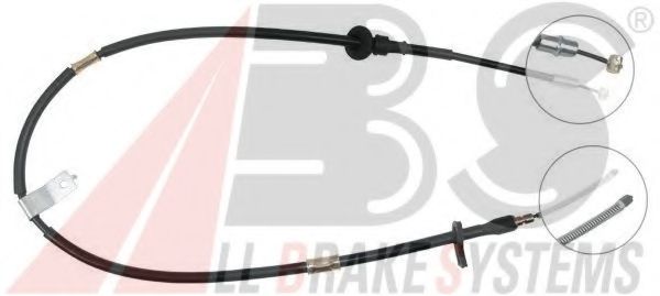 A.B.S. K14078 Трос, стояночная тормозная система для HYUNDAI EXCEL (Хендай Эxcэл) A.B.S. K14078 Трос, стояночная тормозная система для HYUNDAI EXCEL (Хендай Эxcэл)