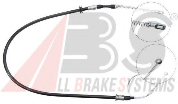 A.B.S. K15457 Трос, стояночная тормозная система для OPEL CORSA B (Опель Корса б) A.B.S. K15457 Трос, стояночная тормозная система для OPEL CORSA B (Опель Корса б)