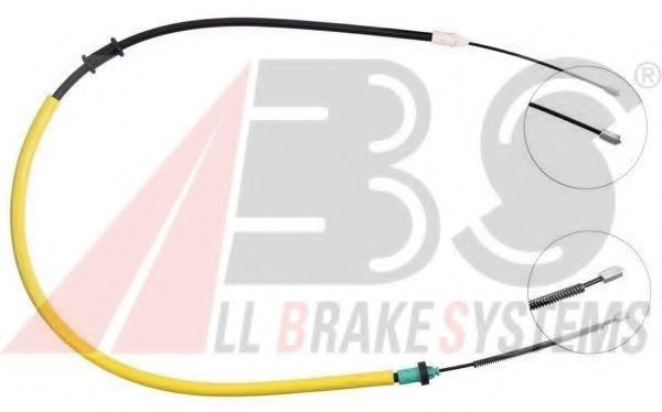 A.B.S. K15627 Трос, стояночная тормозная система для RENAULT KANGOO RAPID (Рено Кангу рапид) A.B.S. K15627 Трос, стояночная тормозная система для RENAULT KANGOO RAPID (Рено Кангу рапид)