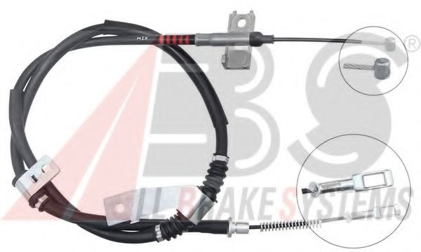 A.B.S. K17449 Трос, стояночная тормозная система для SSANGYONG REXTON (Сан-янг/санянг Рекстон) A.B.S. K17449 Трос, стояночная тормозная система для SSANGYONG REXTON (Сан-янг/санянг Рекстон)