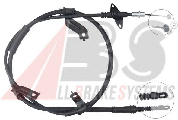 A.B.S. K17489 Трос, стояночная тормозная система для HYUNDAI NF V (Хендай Нф v) A.B.S. K17489 Трос, стояночная тормозная система для HYUNDAI NF V (Хендай Нф v)