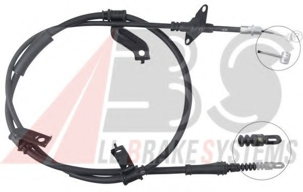 A.B.S. K17492 Трос, стояночная тормозная система для HYUNDAI AZERA (Хендай Азэра) A.B.S. K17492 Трос, стояночная тормозная система для HYUNDAI AZERA (Хендай Азэра)
