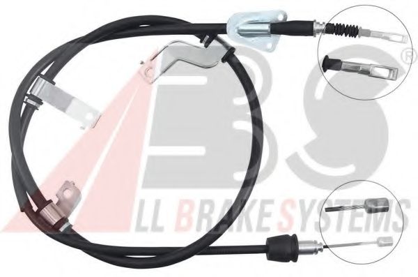 A.B.S. K17633 Трос, стояночная тормозная система для HYUNDAI I30 (Хендай И30) A.B.S. K17633 Трос, стояночная тормозная система для HYUNDAI I30 (Хендай И30)