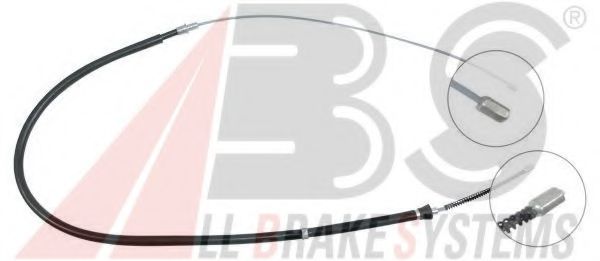 A.B.S. K18406 Трос, стояночная тормозная система для VOLKSWAGEN (Фольксваген) A.B.S. K18406 Трос, стояночная тормозная система для VOLKSWAGEN (Фольксваген)