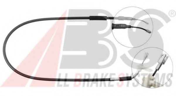 A.B.S. K19738 Трос, стояночная тормозная система для MERCEDES-BENZ B-CLASS (Мэрcэдэс-бэнз Б класс) A.B.S. K19738 Трос, стояночная тормозная система для MERCEDES-BENZ B-CLASS (Мэрcэдэс-бэнз Б класс)