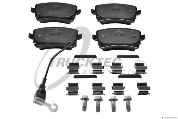TRUCKTEC AUTOMOTIVE 07.35.239 Тормозные колодки для VOLKSWAGEN T5 (Фольксваген Т5) TRUCKTEC AUTOMOTIVE 07.35.239 Тормозные колодки для VOLKSWAGEN T5 (Фольксваген Т5)
