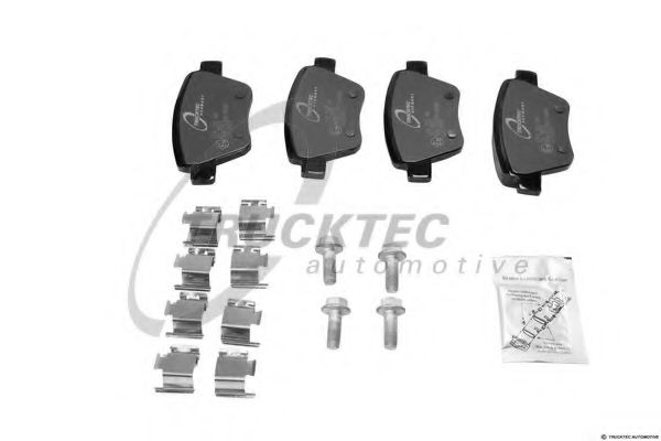 TRUCKTEC AUTOMOTIVE 07.35.247 Тормозные колодки для SKODA SUPERB (Шкода Суперб) TRUCKTEC AUTOMOTIVE 07.35.247 Тормозные колодки для SKODA SUPERB (Шкода Суперб)