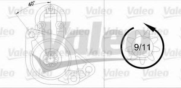 VALEO 433267 Стартер для VOLKSWAGEN VENTO (Фольксваген Венто) VALEO 433267 Стартер для VOLKSWAGEN VENTO (Фольксваген Венто)