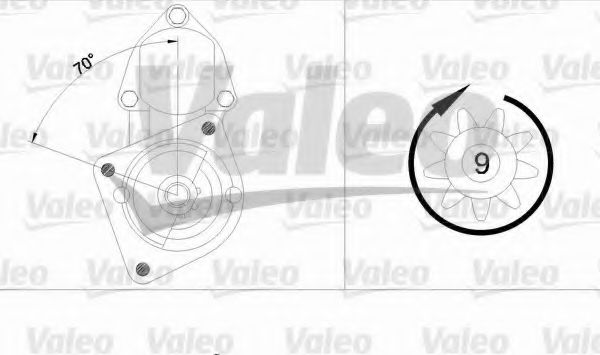 VALEO 433278 Стартер для FIAT STRADA II (Фиат Страда 2) VALEO 433278 Стартер для FIAT STRADA II (Фиат Страда 2)