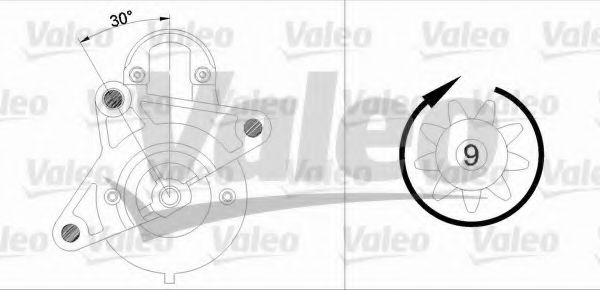 VALEO 433307 Стартер для RENAULT ESPACE I (Рено Эспаcэ и) VALEO 433307 Стартер для RENAULT ESPACE I (Рено Эспаcэ и)