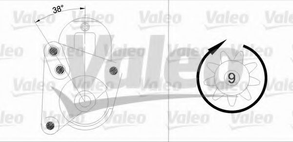 VALEO 433309 Стартер для VOLVO 480 E (Вольво 480 э) VALEO 433309 Стартер для VOLVO 480 E (Вольво 480 э)