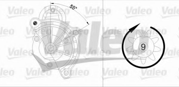 VALEO 433311 Стартер для PEUGEOT 207 (Пежо 207) VALEO 433311 Стартер для PEUGEOT 207 (Пежо 207)