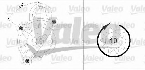 VALEO 433324 Стартер для PEUGEOT 309 II (Пежо 309 2) VALEO 433324 Стартер для PEUGEOT 309 II (Пежо 309 2)