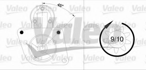 VALEO 433325 Стартер для FIAT TEMPRA (Фиат Тэмпра) VALEO 433325 Стартер для FIAT TEMPRA (Фиат Тэмпра)