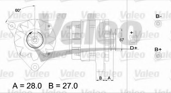 VALEO 433411 Генератор для RENAULT LE CAR (Рено Лэ cар) VALEO 433411 Генератор для RENAULT LE CAR (Рено Лэ cар)