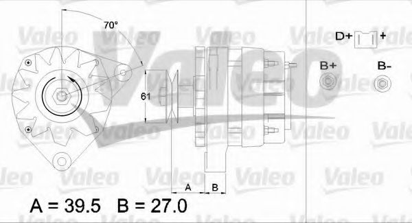 VALEO 433414 Генератор для RENAULT LE CAR (Рено Лэ cар) VALEO 433414 Генератор для RENAULT LE CAR (Рено Лэ cар)