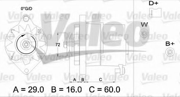 VALEO 433482 Генератор для LADA TOSCANA (Лада Тосcана) VALEO 433482 Генератор для LADA TOSCANA (Лада Тосcана)