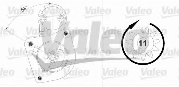 VALEO 436007 Стартер для FIAT STRADA II (Фиат Страда 2) VALEO 436007 Стартер для FIAT STRADA II (Фиат Страда 2)