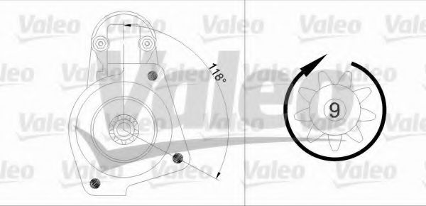VALEO 436016 Стартер для VOLKSWAGEN SAVEIRO I (Фольксваген Саvэиро и) VALEO 436016 Стартер для VOLKSWAGEN SAVEIRO I (Фольксваген Саvэиро и)